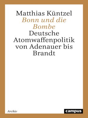 cover image of Bonn und die Bombe